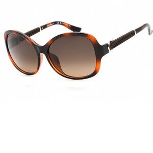 Salvatore Ferragamo Tortoise Shell Brown Gradient Sunglasses Brand New in Case